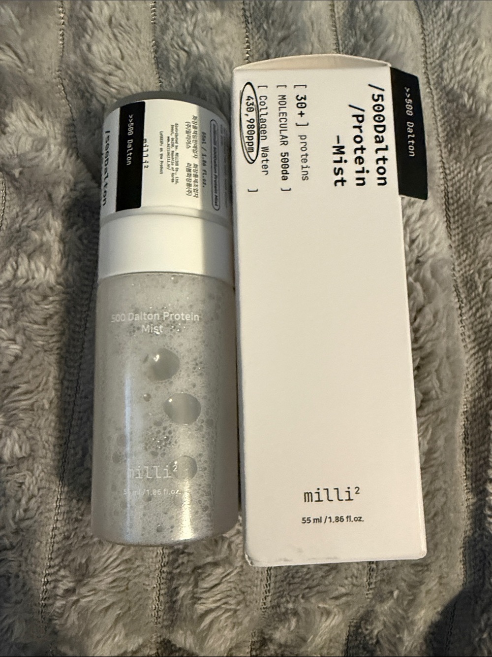500 Dalton collagen peptide complex protein mist